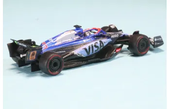 RACING BULLS F1 Vcarb-01 Team Visa Cash App №3 Singapore Gp (2024) Daniel Ricciardo, Blue White