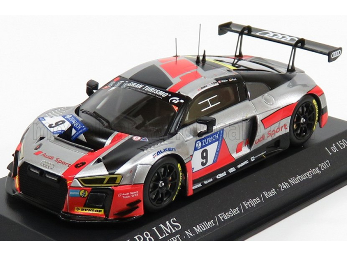 AUDI R8 LMS Team Audi Sport WRT №9 3rd 24h Nurburgring (2017) N.Muller - M.Fassler - R.Frijns - R.Rast