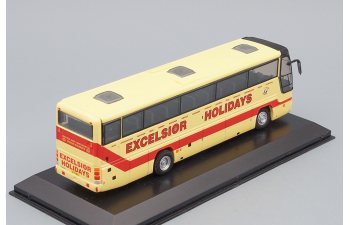 VOLVO B10M-62 Plaxton Premiere Coach "Excelsior Holidays" (1977), yellow