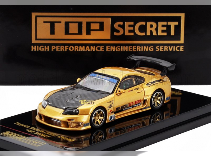 TOYOTA Supra Mkiv (a80) Gt300 Coupe Top Secret 2023, Gold Black