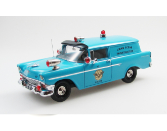 CHEVROLET 150 panel van police (1956), blue