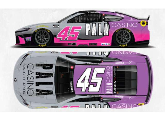 Toyota Camry XSE #45 Tyler Reddick *Pala Casino*, various 2026