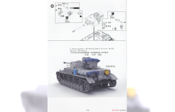 Сборная модель Немецкий средний танк Pz.Kpfw.IV Ausf.G MID "Kharkov 1943"