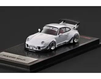 PORSCHE 911 RWB 993, white metallic