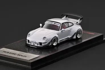 PORSCHE 911 RWB 993, white metallic