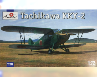 Сборная модель Японский легкомоторный связной самолет Tachikawa Kky-2