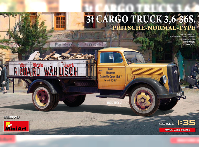 Сборная модель OPEL 3t Cargo 3,6 Truck 2-assi (1940)