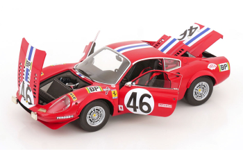 FERRARI Dino 246 GT No 46 24h Le Mans, Laffeach/Doncieux (1972)