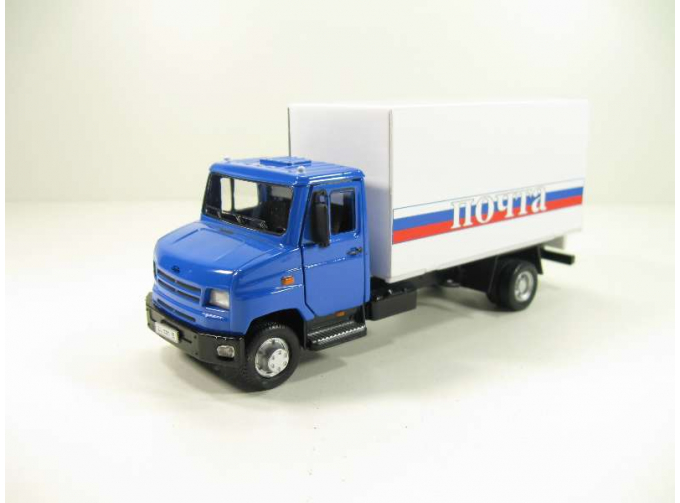(Уценка!) ЗИL 5301 Бычок фургон Почта, синий/белый