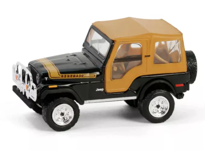 JEEP CJ-5 Renegade 4x4 with Off-Road Bumper (1976), Black