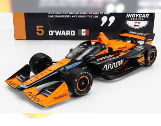 McLAREN Team Arrow Mclaren Sp №5 Indy 500 Indycar Series (2023) Pato O'ward, Black Orange