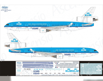 Декаль на самолёт MD-11 (KLM - Royal Dutch Airlines (Douglas Aviation History))