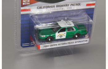 FORD Crown Victoria Police Interceptor "California Highway Patrol" (2008), green metallic