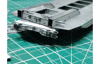 Сборная модель трал-тяжеловоз Transporta P-50