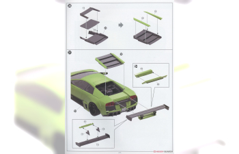 Сборная модель Lamborghini Murcielago LIMITED 20 Ver.2