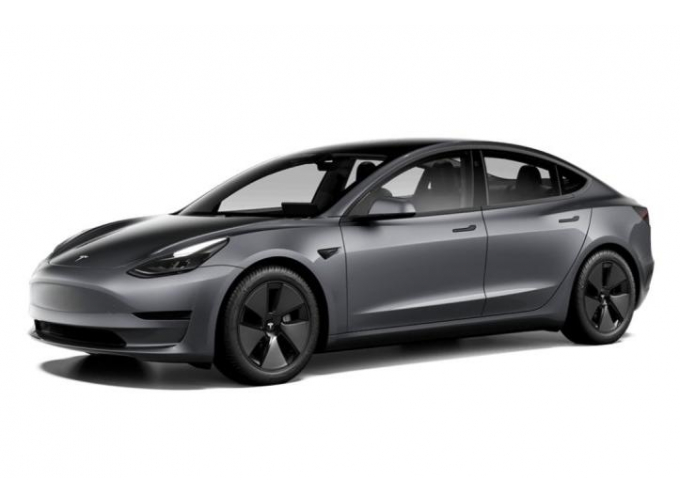 TESLA Model 3 (2021), Midnight Silver Met