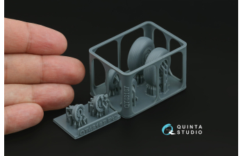 Комплект колес Су-30СМ с нагруженными шинами (Звезда)