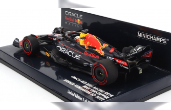 RED BULL F1 Rb18 Team Oracle Red Bull Racing №1 Winner Hungarian Gp World Champion (2022) Max Verstappen, Matt Blue Yellow Red