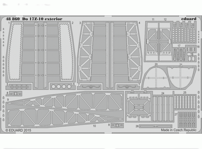 Фототравление Do 17Z-10 exterior