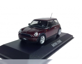 MINI One, dark red met