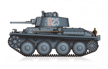 Сборная модель немецкий лёгкий танк PzKpfw 38(t) Ausf.E/F.