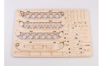 Сборная модель огнеметной установки Т-72А ТОС1