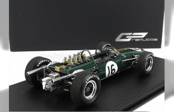 BRABHAM F1 Bt19 N 16 Winner Dutch Gp Jack Brabham 1966 World Champion - Con Vetrina - With Showcase, Green Gold