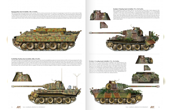 Книга на английском языке 1944 German Armour in Normandy - Camouflage Profile Guide