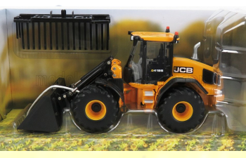 JCB 4195 Ruspa Gommata Tractor - Scraper, Yellow Black