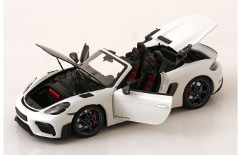 PORSCHE 718 Spyder RS Weissach Package (2024), white