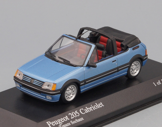 PEUGEOT 205 CTI Cabriolet (1990), light blue metallic