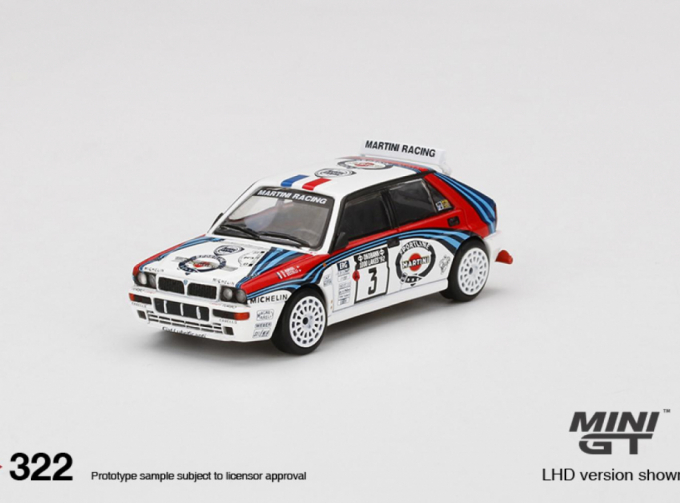 LANCIA Delta Hf Integrale Evoluzione Martini N3 Winner Rally 1000 Lakes Lhd (1992) D.Auriol - B.Occelli, White Red Blue