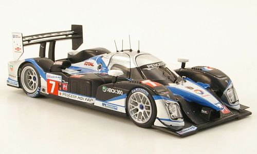 PEUGEOT 908 Hdi-FAP 7 LMP1 6th Le Mans (Minassian N. - Lamy P. - Klein C.) 2009, black
