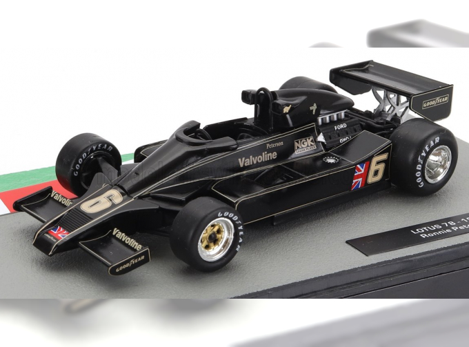 LOTUS F1 Ford 78 Jps N 6 Season (1978) Ronnie Peterson, Black Gold