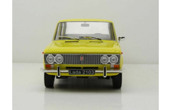 Волжский 2103 - 1975 (bright yellow with black interior)