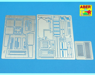 Фототравление Engine upper deck for Heavy Armoured Car Sdkfz.234, Italery