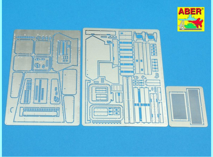 Фототравление Engine upper deck for Heavy Armoured Car Sdkfz.234, Italery