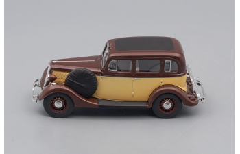 Горький М1 такси, коричневый с бежевым