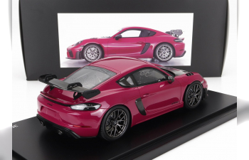 PORSCHE 718 (982) Cayman Gt4 Rs (2021) - Con Vetrina - With Showcase, Star Ruby