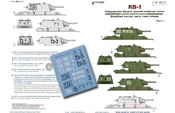 Декаль KV-1 (w/Applique Armor) Part III