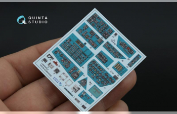 3D Декаль интерьера кабины Ми-24А (Trumpeter)