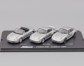 PORSCHE 3-er set, Porsche Edition 1997, silver