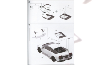 Сборная модель Lamborghini Murcielago LB-Works Ver. 1