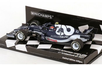 ALPHA TAURI F1 At02 Honda Ra620h Team Alpha Tauri №10 3rd Azerbaijan Gp (2021) Pierre Gasly, White Blue