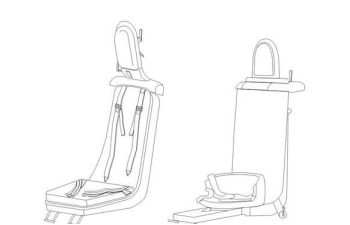 He 219A -Сиденье с ремнями безопасности