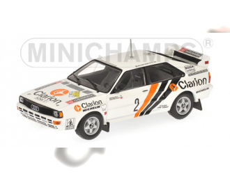 AUDI QUATTRO RALLYE · SWEDISH RALLY · 1984 · EKLUND/WHITTOCK, white