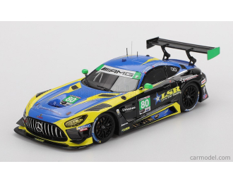 MERCEDES BENZ Amg Gt3 Evo 6.2l V8 Team Lone Star Racing №80 Imsa 24h Daytona 2025 Dan Knox - Scott Andrews - Eric Filguieras - Ralf Aron, Blue Yellow Black