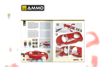 Книга SOLUTION BOOK 24 - Как красить и покрывать лаком масштабные автомобили (многоязычная) / How to Paint and Lacquer scale cars (Multilingual Book)