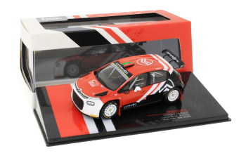 CITROEN C3 Rally2 WRC L.Stroll/N.Pinto, Rally Fafe Test (2025), black/red/white 