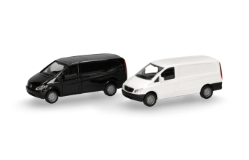 Сборная модель набор из 2 моделей Mercedes-Benz Vito Kasten 2010